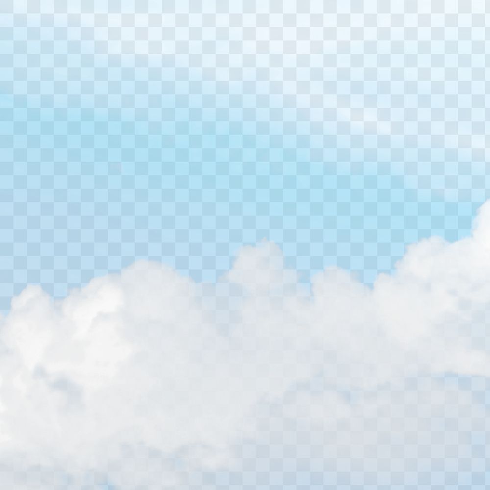 Cloud png on transparent background