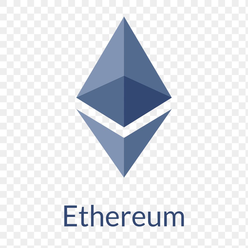 Ethereum blockchain cryptocurrency logo png open-source finance concept