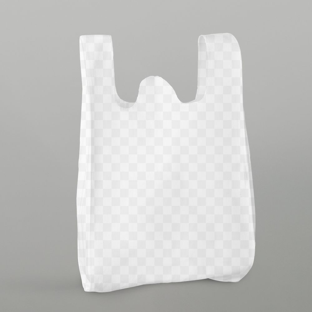 White reusable grocery bag design element 