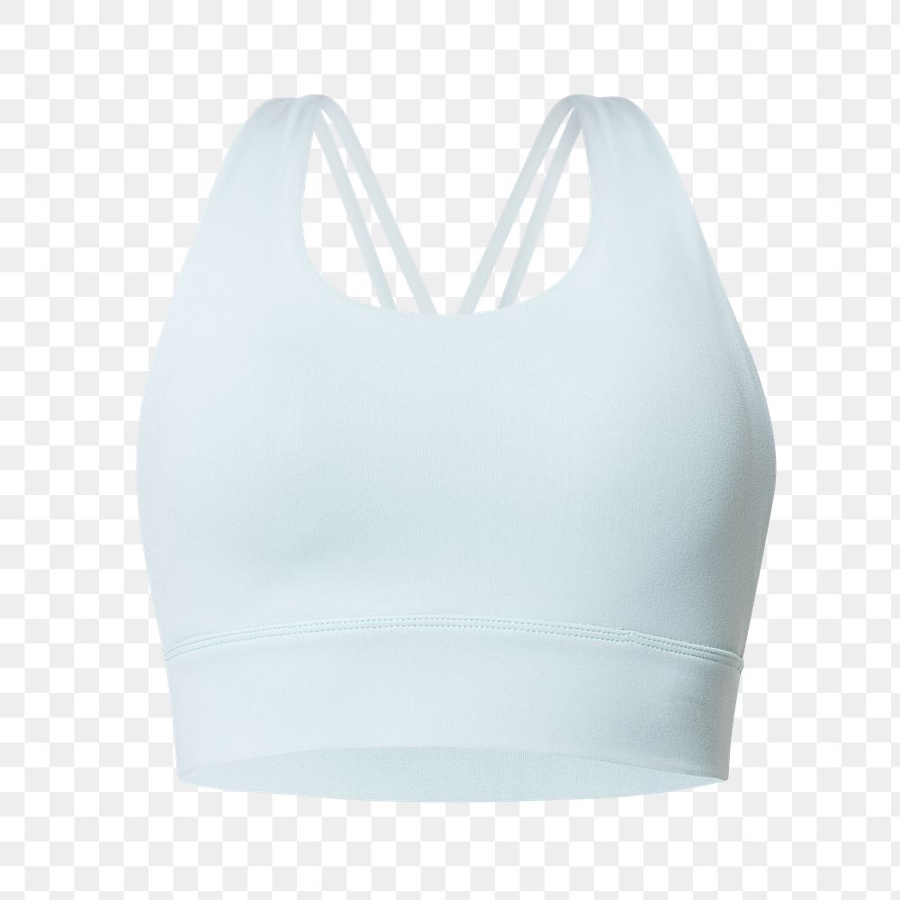 Download Png Racerback Sports Bra Blue Mockup Free Stock Illustration High Resolution Graphic