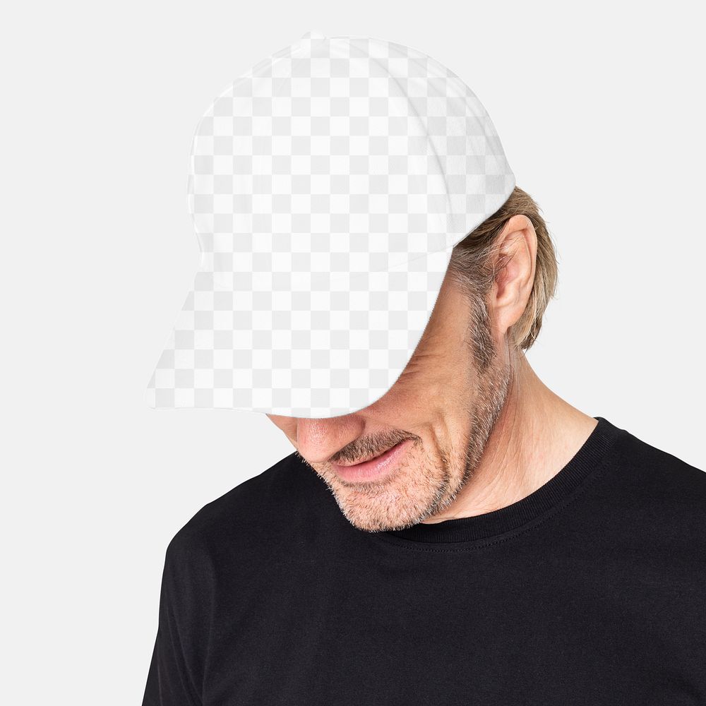 Png transparent cap mockup men&rsquo;s accessory close up 