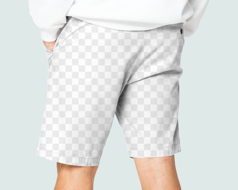 Men’s shorts mockup png transparent Free PNG rawpixel
