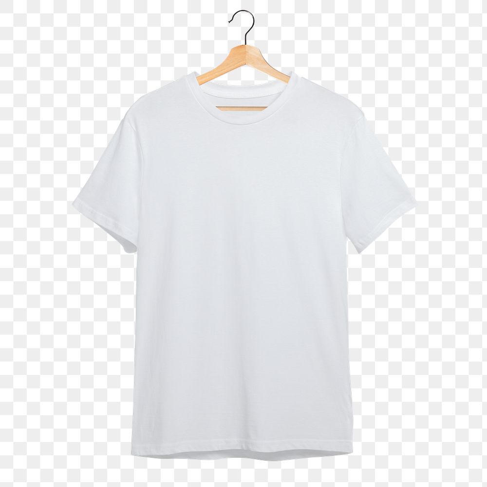 white tee template