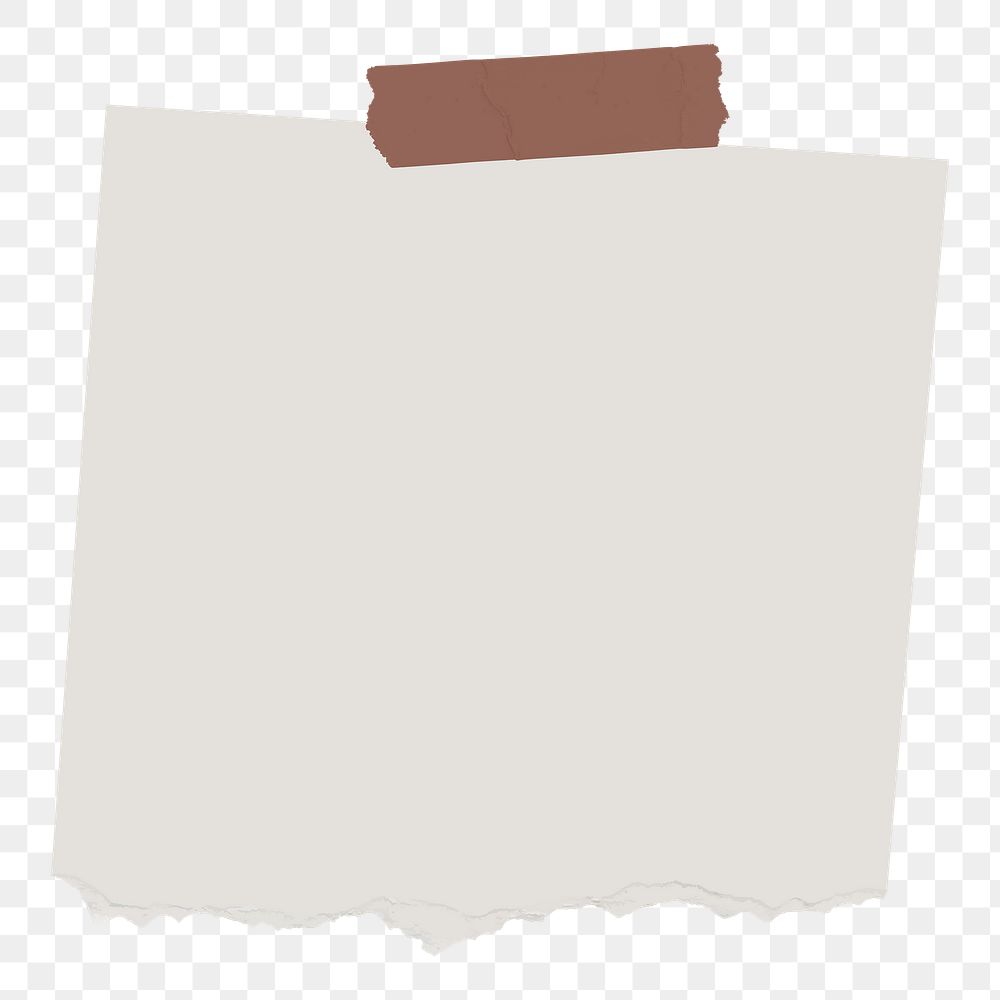 Note Paper Png Collage Element, 