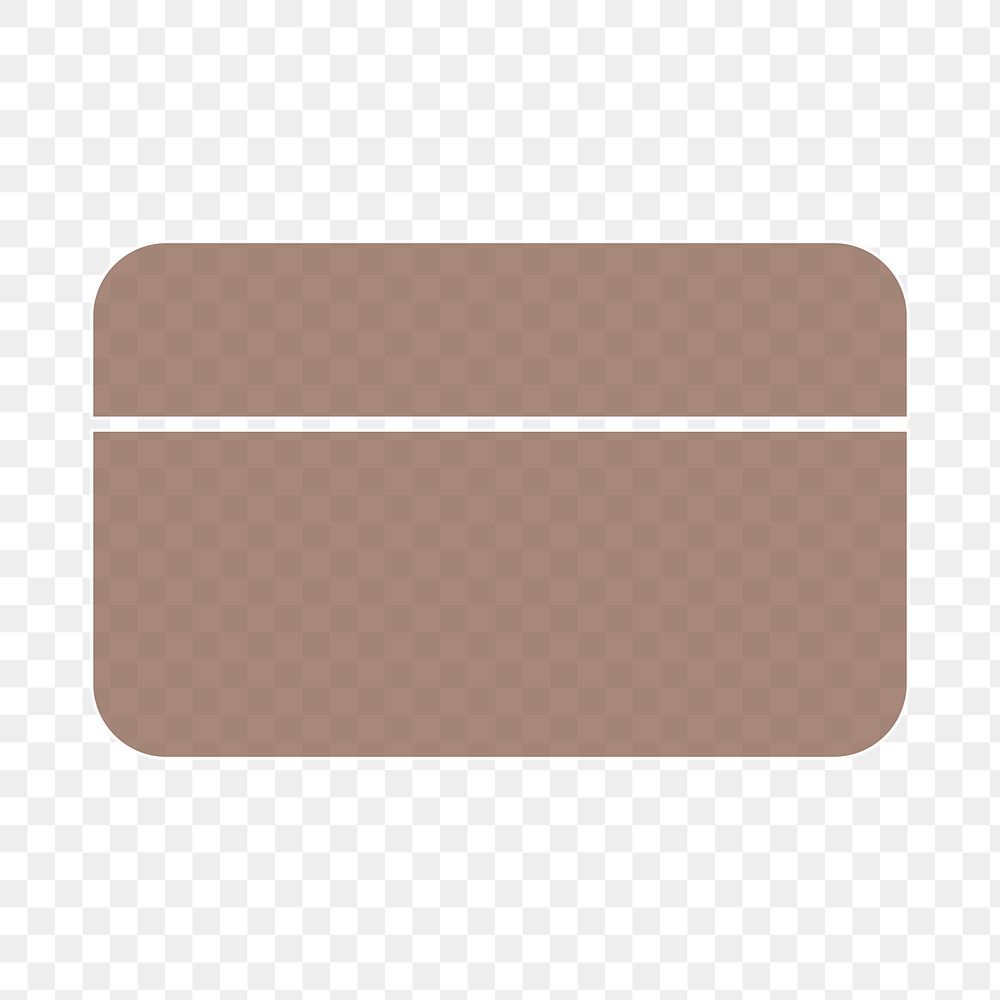 Square png sticker on transparent background