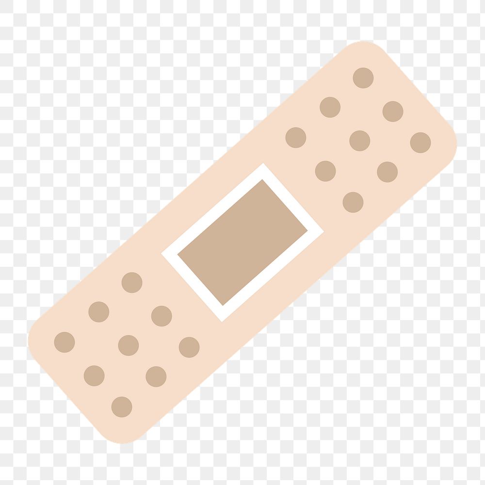 Band aid png sticker, healthcare illustration, transparent background