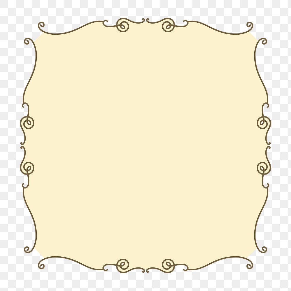 Png vintage badge, ornamental logo