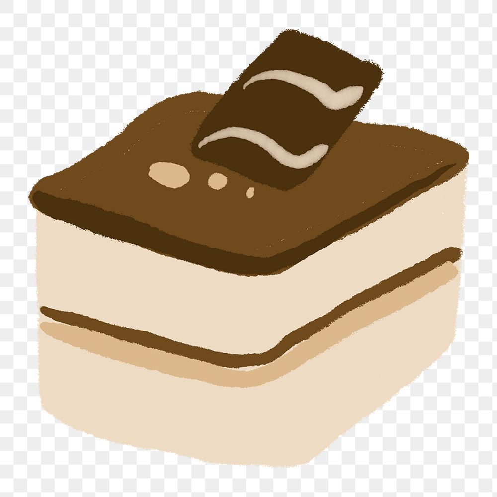 Chocolate cake PNG sticker, cute | Free PNG Sticker - rawpixel