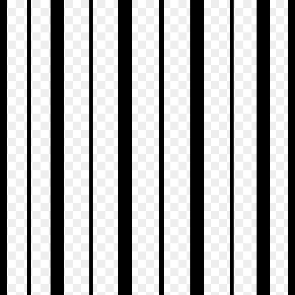 Striped background png transparent, simple pattern in black