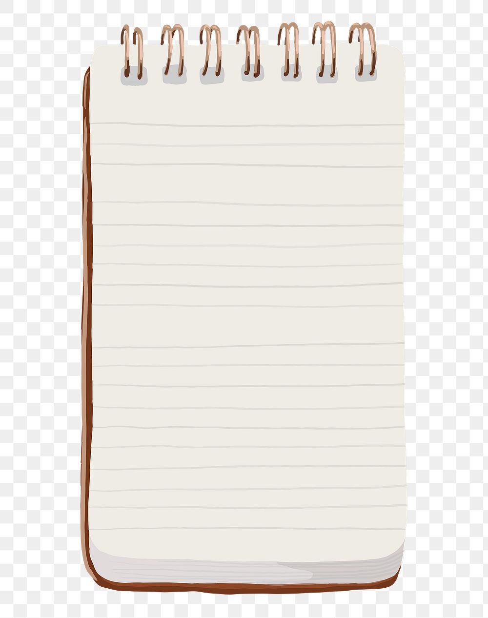 Notepad png stationery sticker, cute Premium PNG Sticker rawpixel