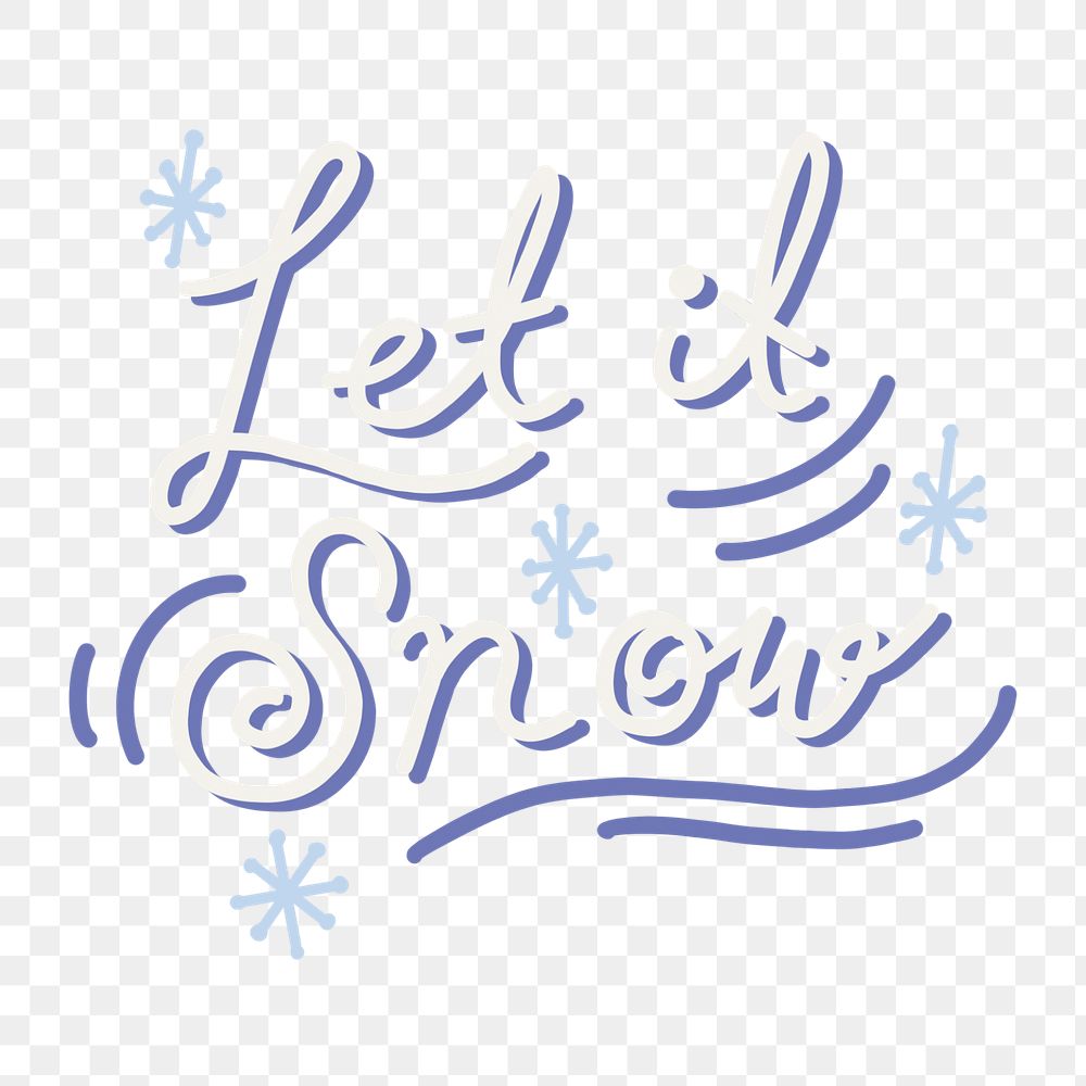 Cute holiday png quote sticker, festive typography