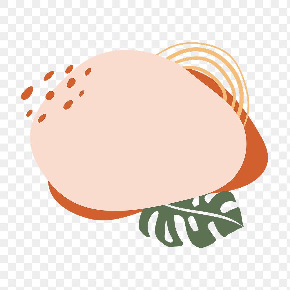 Memphis shape png sticker, transparent background, clipart design