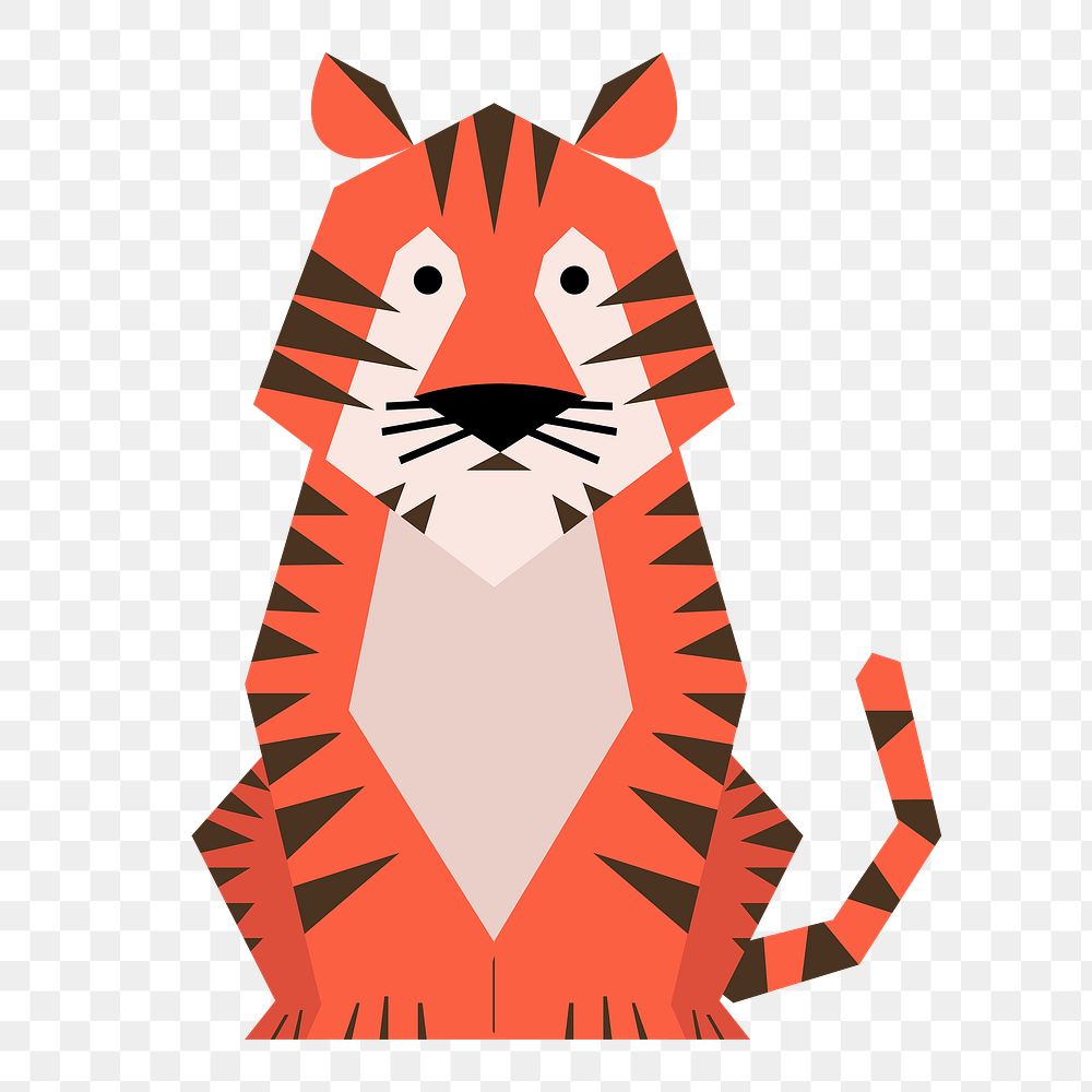 Tiger cartoon png clipart, Chinese zodiac new year