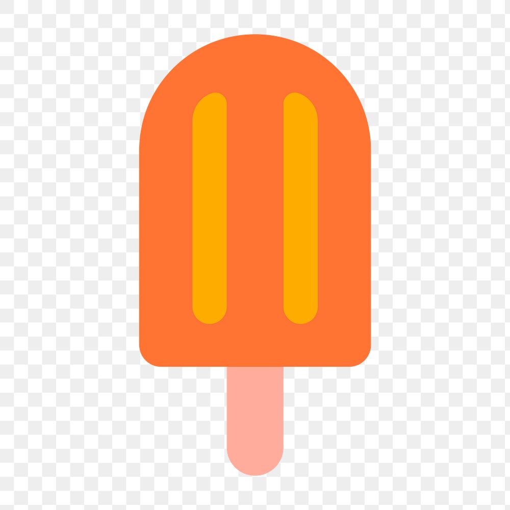 Ice cream png sticker, funky summer design, transparent background