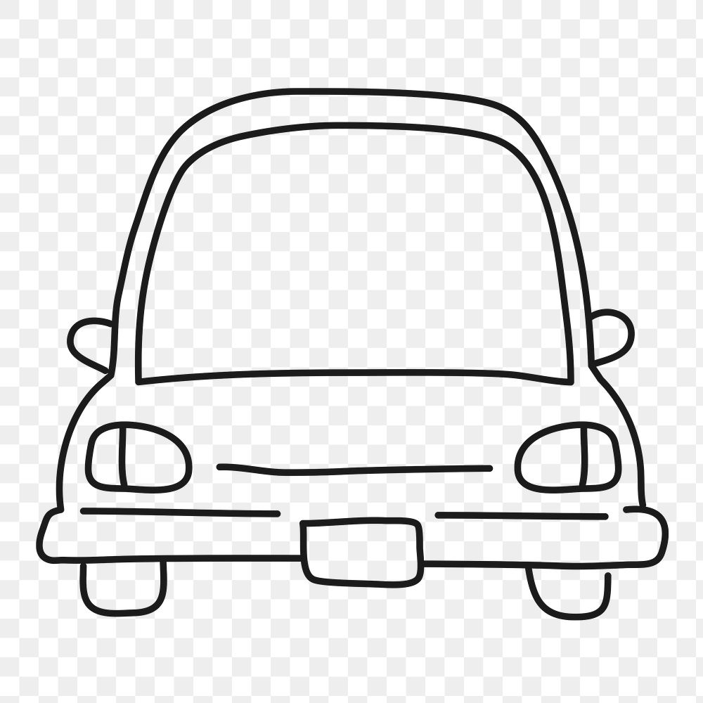 Car png sticker, vehicle, transparent background