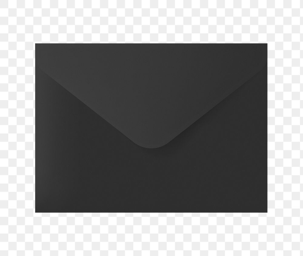 Plain paper envelope transparent png