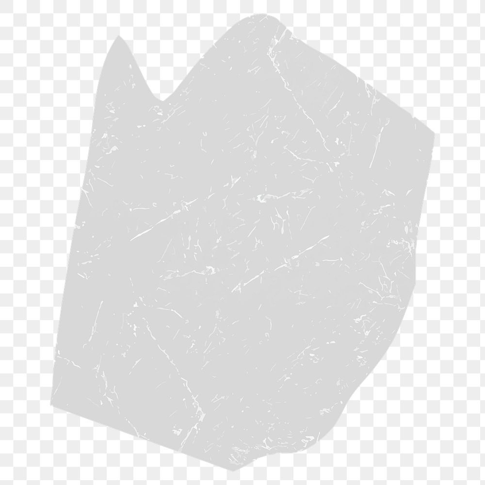 Gray marble textured badge transparent png