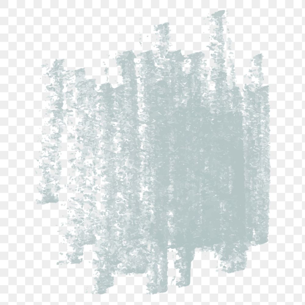 Grayish blue crayon painting texture element transparent png