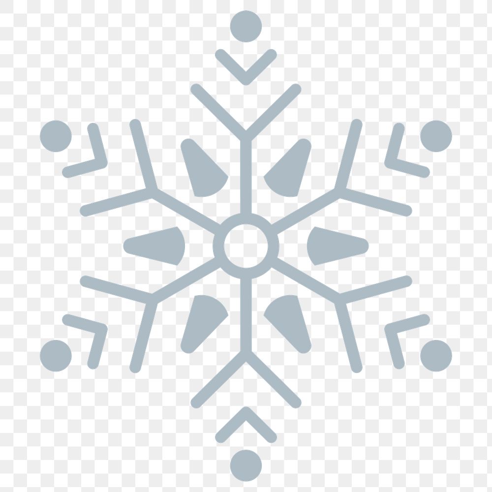 Christmas snowflake social ads template transparent png