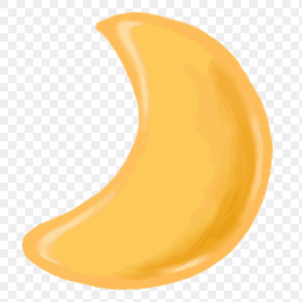 Cute crescent moon element