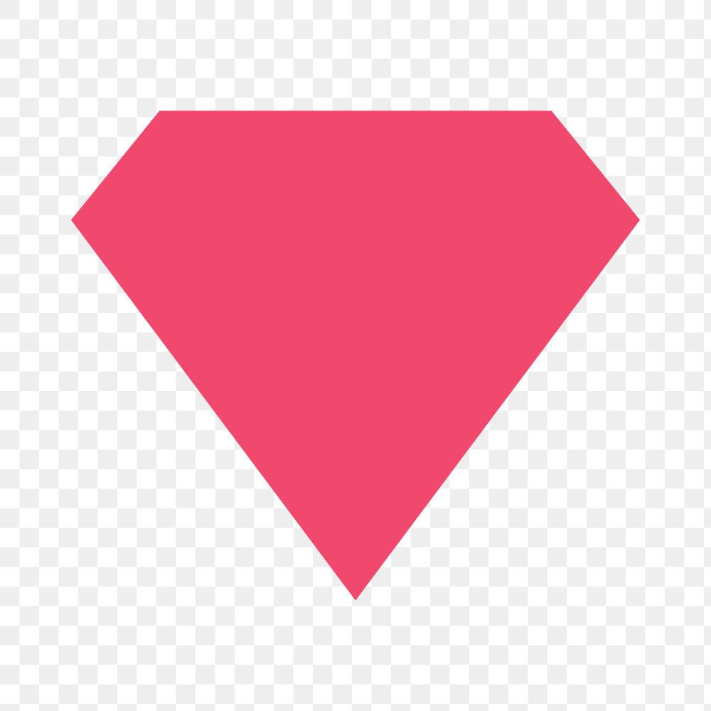 pink diamond shape