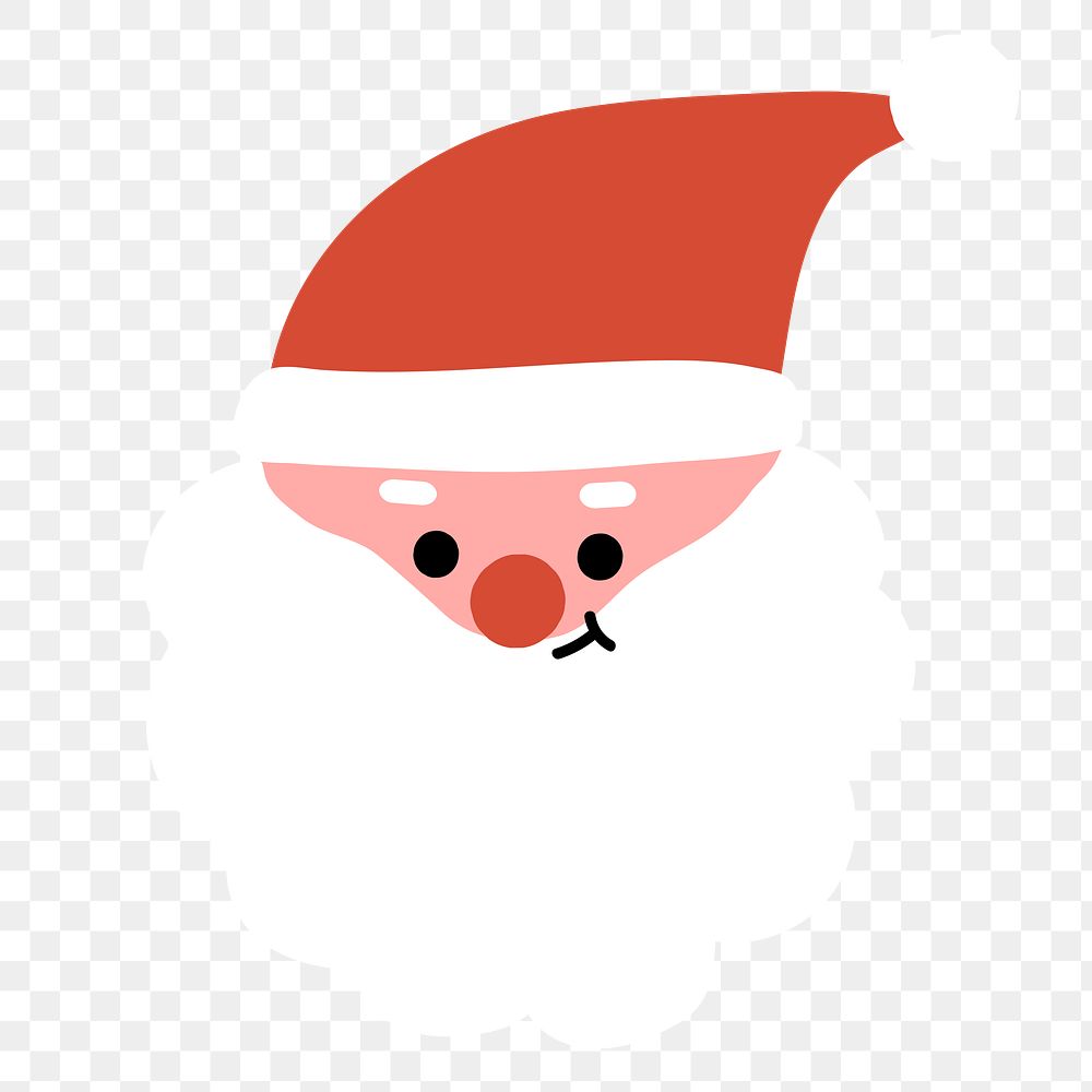 Santa Claus social ads template transparent png