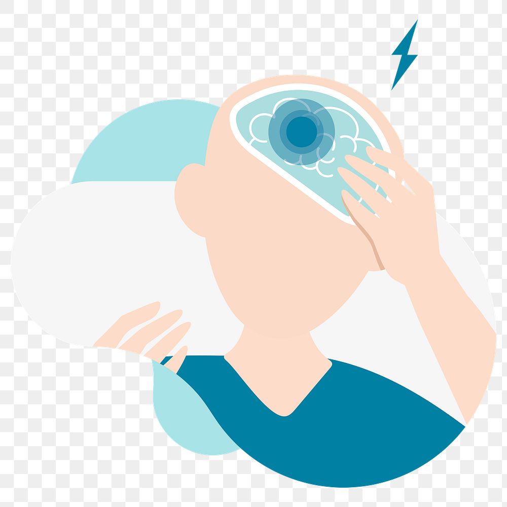 Man showing symptoms of a virus transparent png