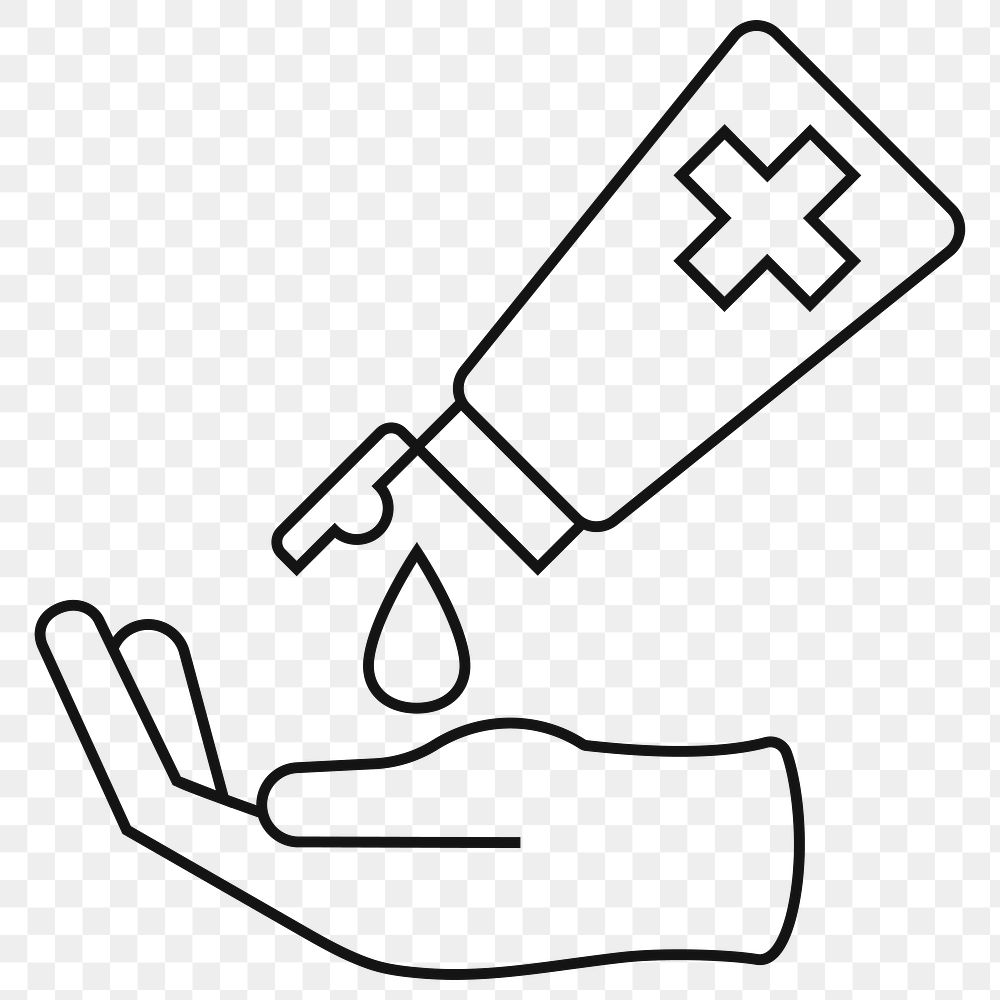 Wash your hands frequently with sanitizer gelto anti coronavirus element transparent png