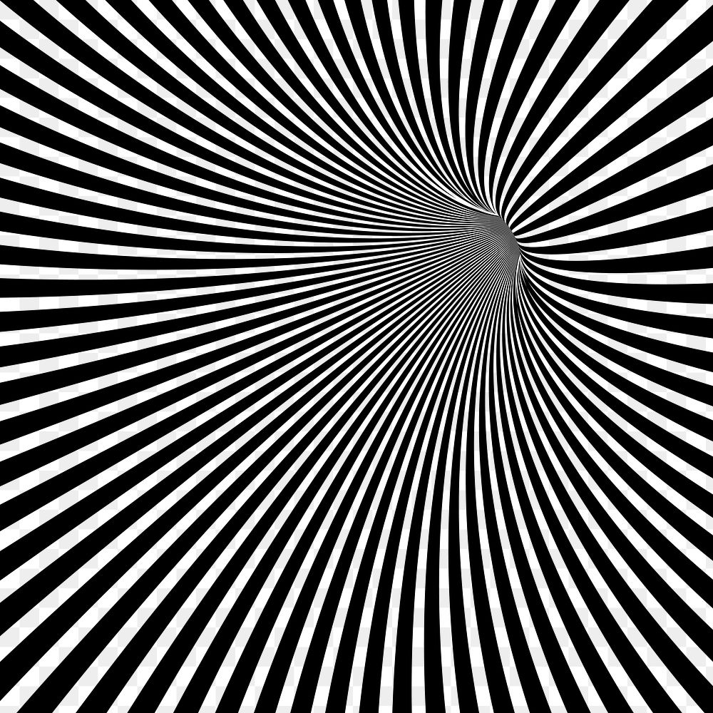 3D Monotone mystery vortex design element