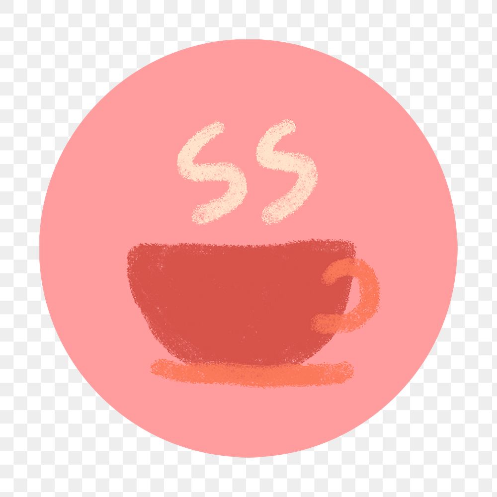 Instagram story highlight hot drink icon transparent png
