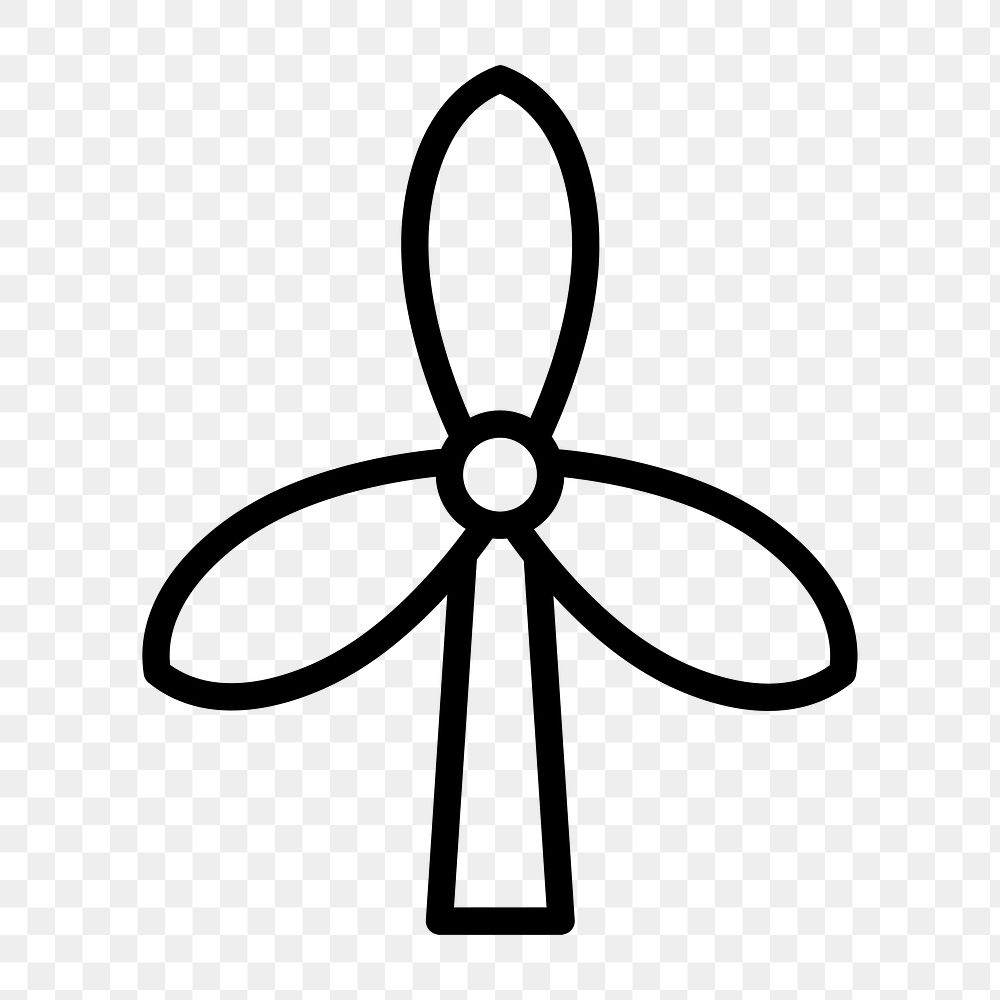 Png wind turbine icon for world | Free Icons Sticker - rawpixel