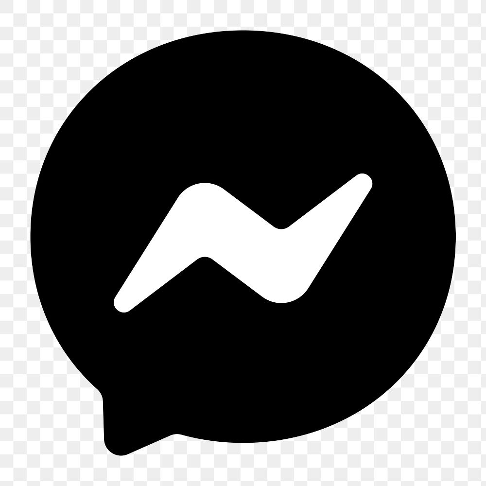 Facebook Messenger Flat Graphic Icon Free Png Sticker Rawpixel