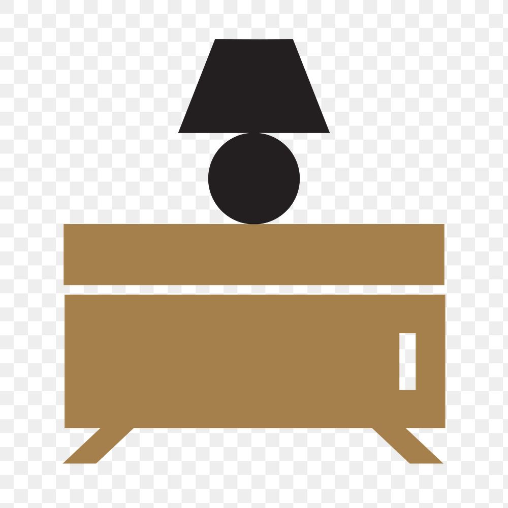 Sideboard PNG logo design, interior furniture business