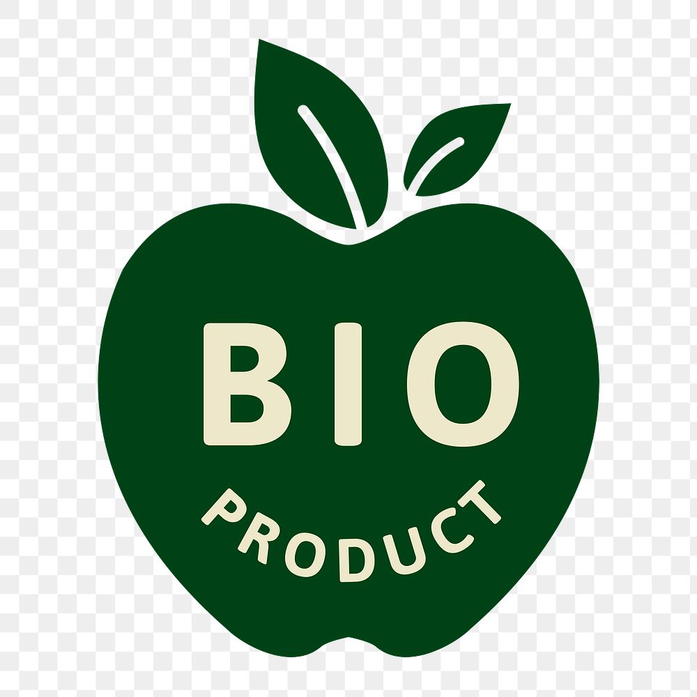 Bioproducts png business logo food packaging sticker