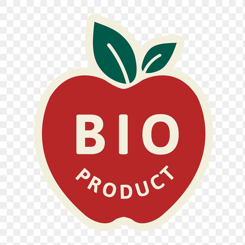 Png bioproducts business logo food packaging sticker