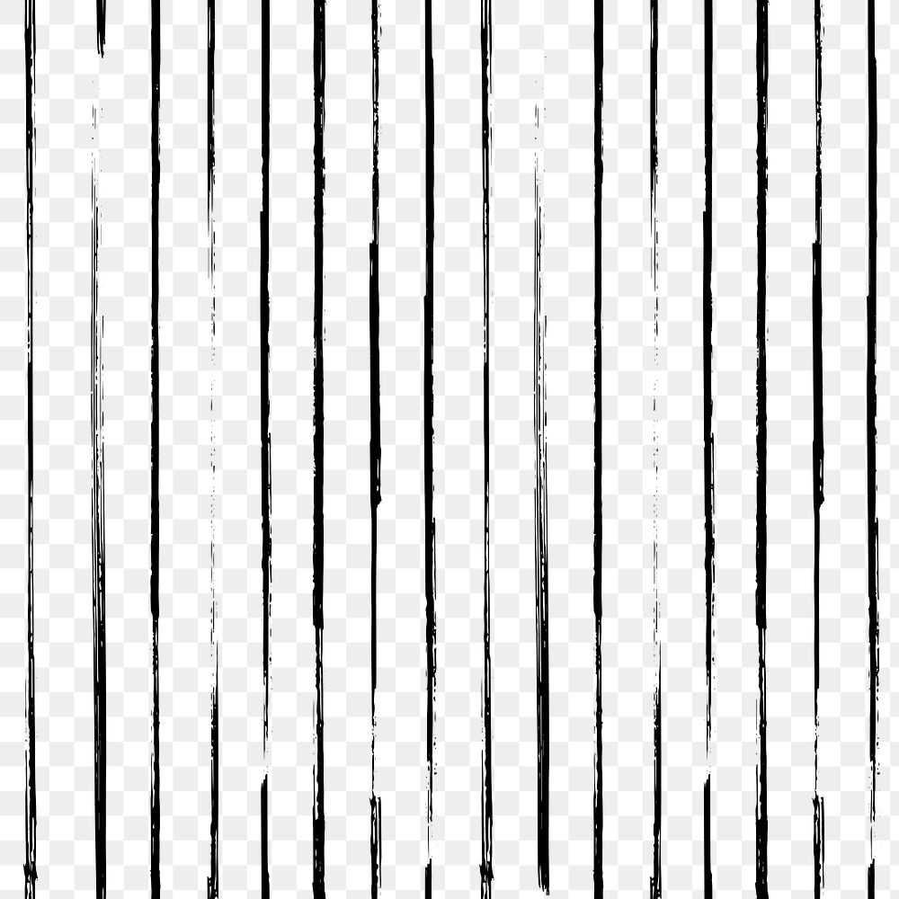 Png pattern of striped ink brush texture transparent background