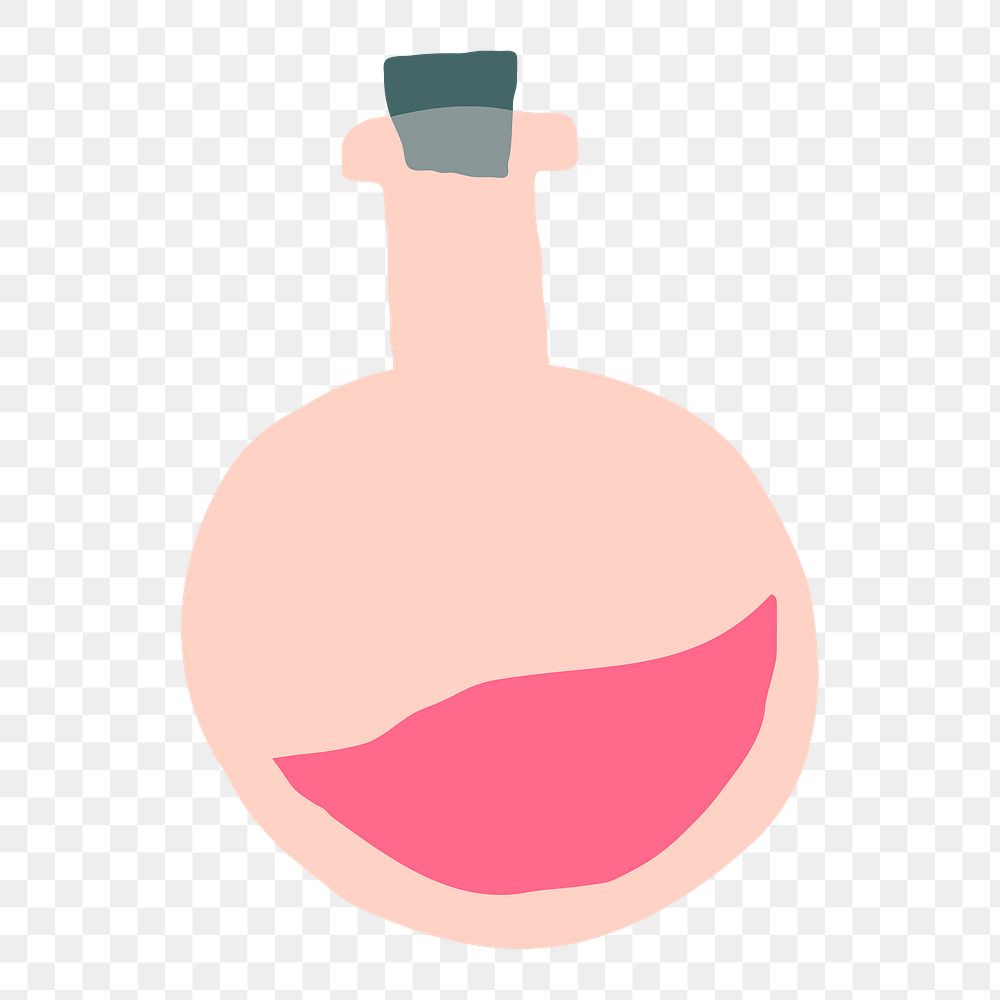 Wizardry sticker round flask png clipart doodling illustration drawing