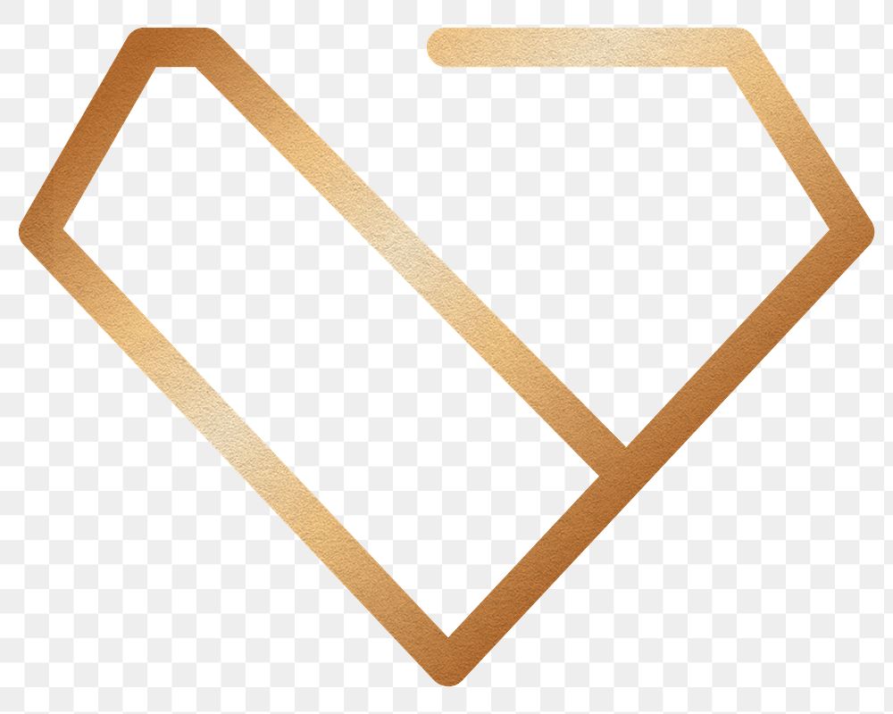 Gold business logo png luxury diamond icon design