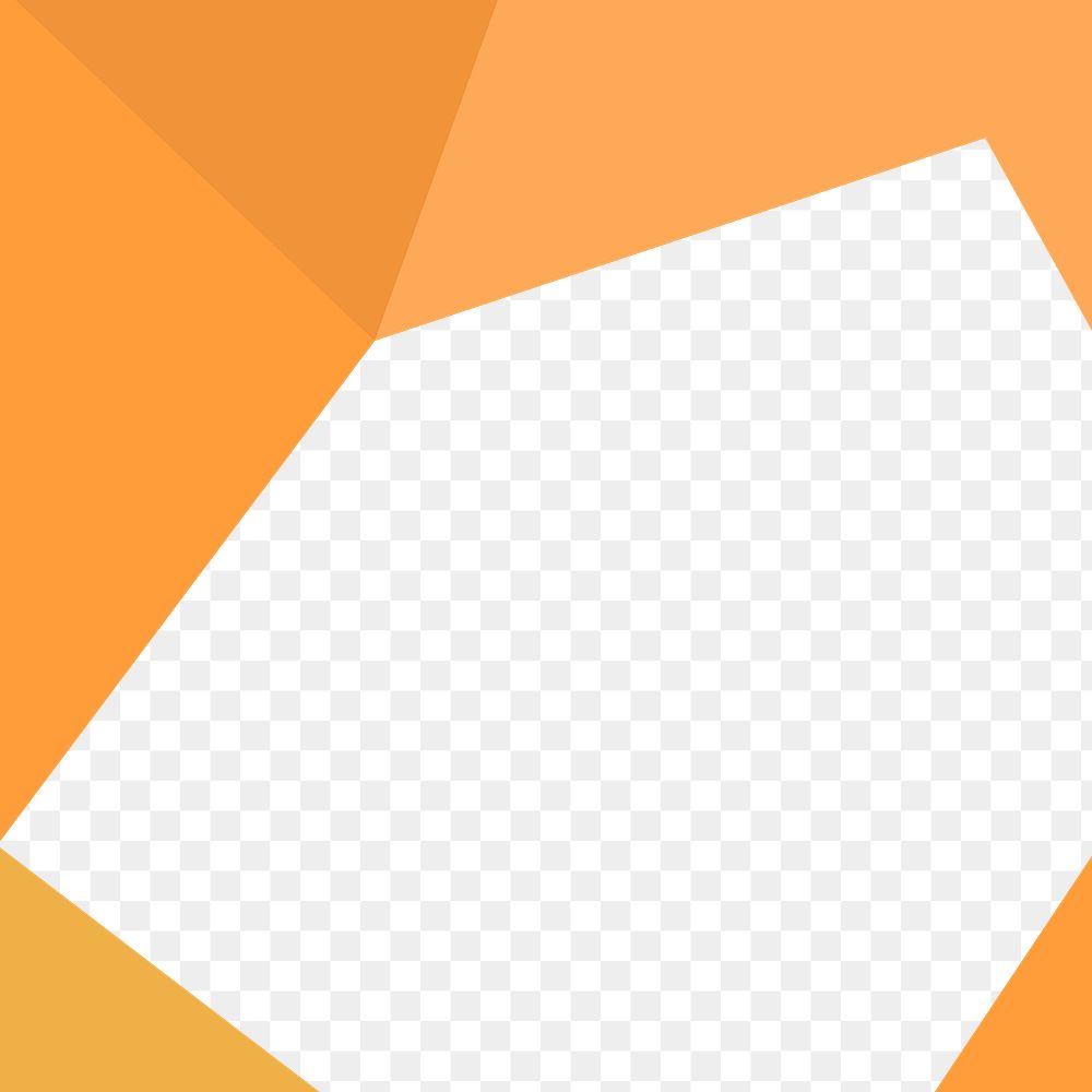 Orange frame transparent background png Free PNG rawpixel