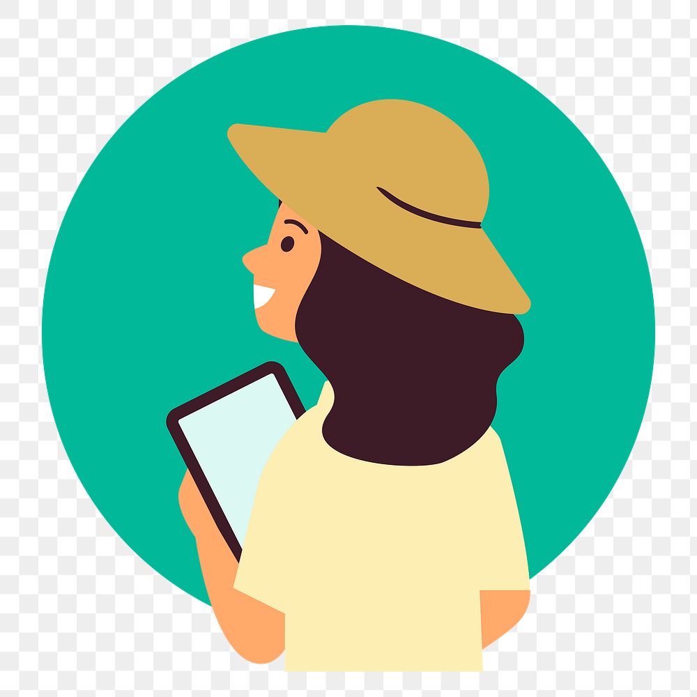 Farmer png using digital agriculture transparent background