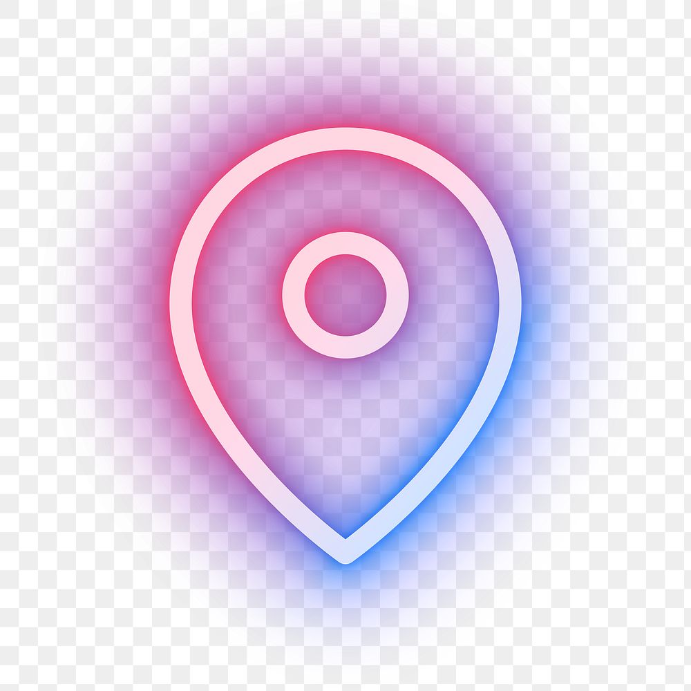 Png location pink icon for social | Free PNG Sticker - rawpixel