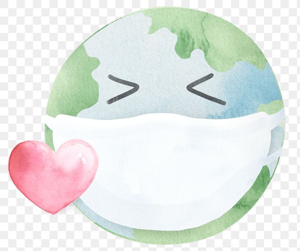 Earth png in the new normal design element