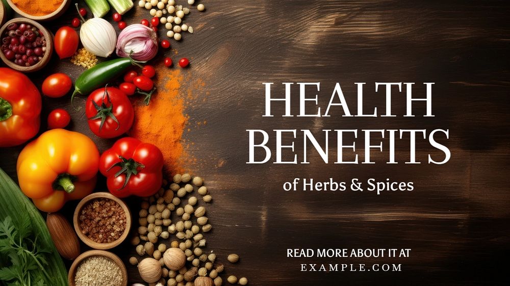 Health benefits blog banner template, editable text