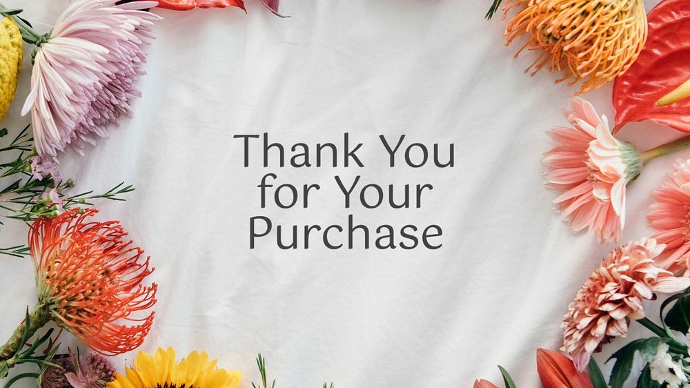 Thank you blog banner template, editable text