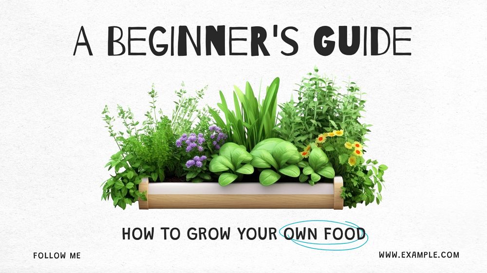 Beginner's guide blog banner template