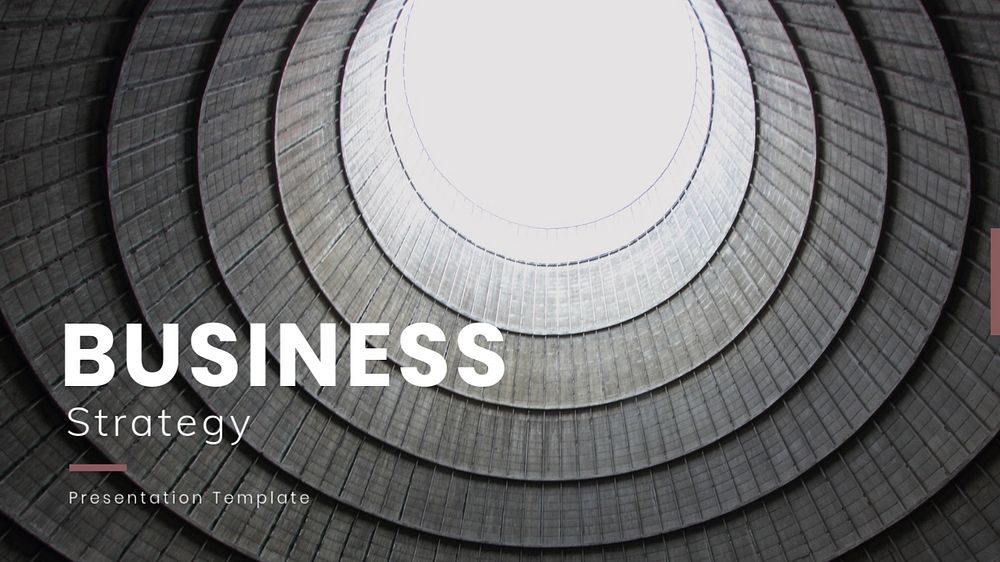 Business strategy YouTube thumbnail template, modern design