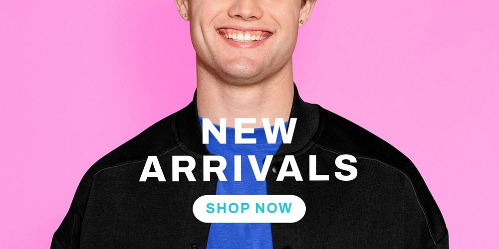 New arrivals Twitter post template, fashion, shopping ad