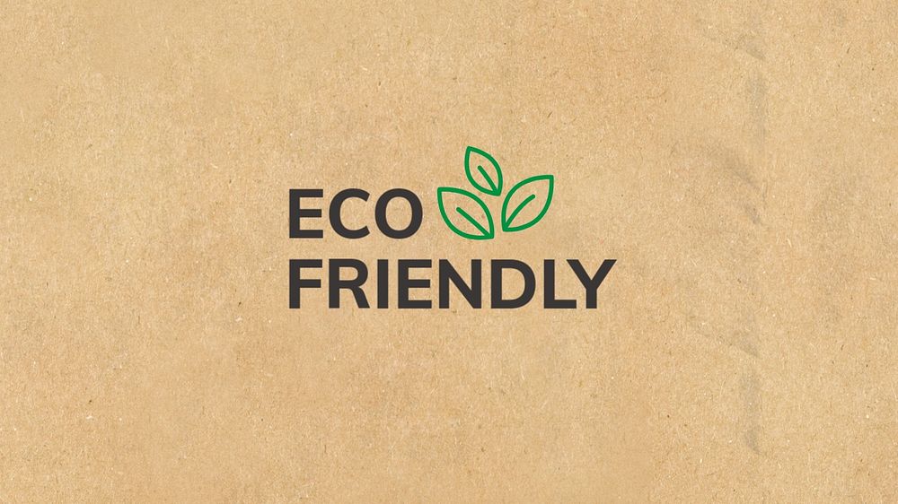 Eco friendly blog banner template, editable text