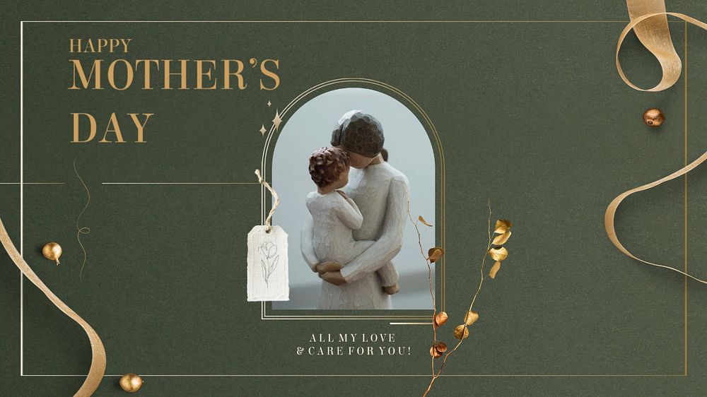  Mother's day Facebook ad template,  editable design 