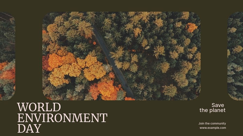 World environment day blog banner template, editable text & design